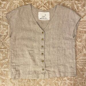 notPERFECTLINEN Malta Top